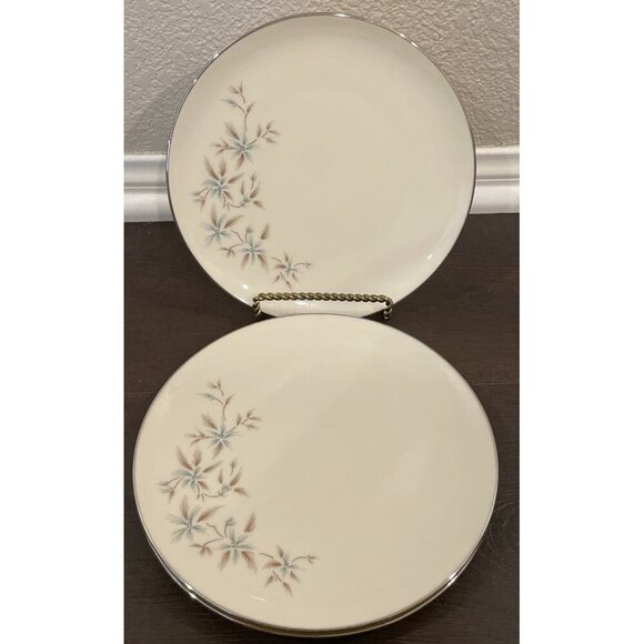 Lenox Wyndcrest Porcelain Salad Plates 8 Inch‎ Set Of 3 USA Vintage Floral MCM - Picture 1 of 3